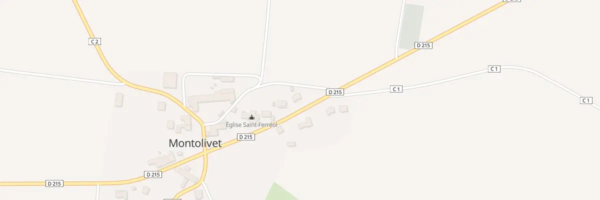 Plan du 14 Rue d’Onoz à Montolivet