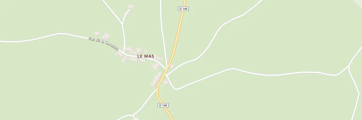 Plan du 5716 Le Mas au Vernet-Chaméane