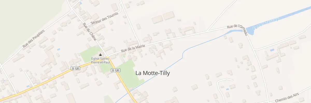 Plan du 14 Rue de la Mairie à La Motte-Tilly