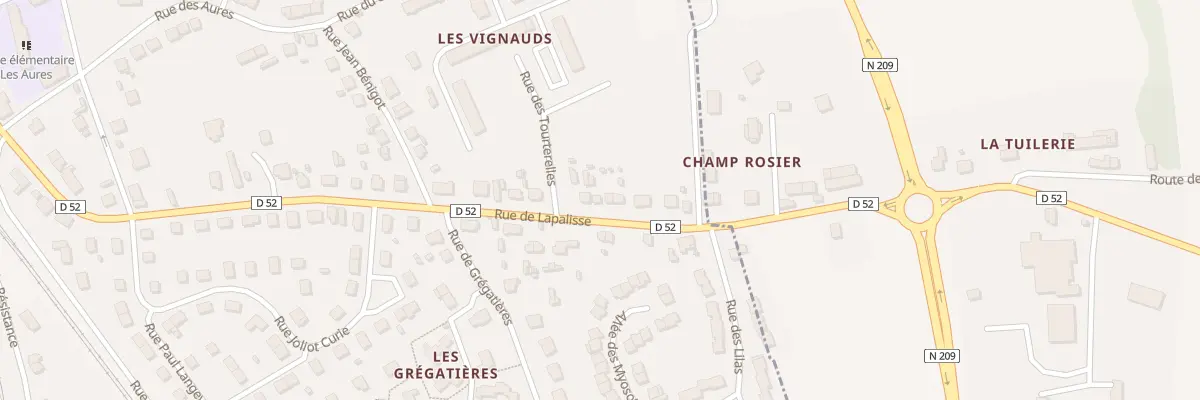 Plan du 49 Rue de Lapalisse à Saint-Germain-des-Fossés