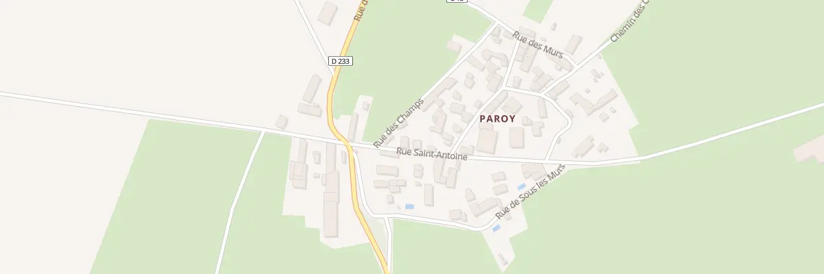 Plan du 14 Rue Saint Antoine à Oisy