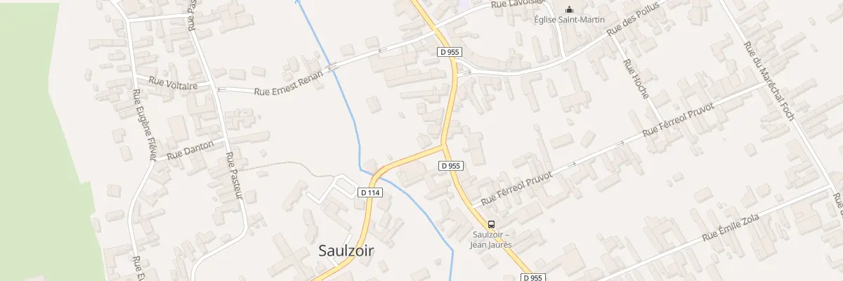 Plan du 2 Rue Victor Hugo à Saulzoir