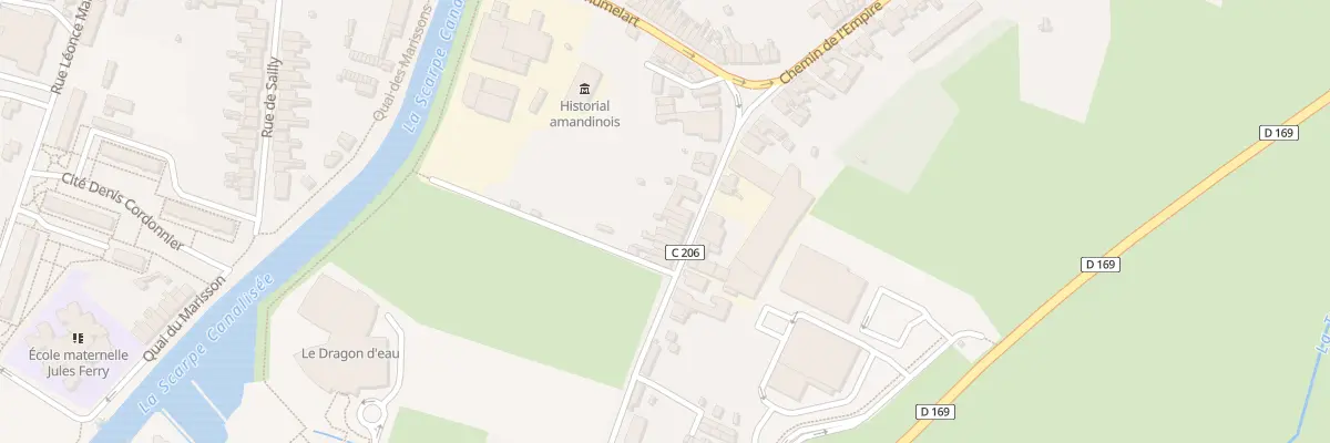 Plan du 849 Che de l’Empire à Saint-Amand-les-Eaux