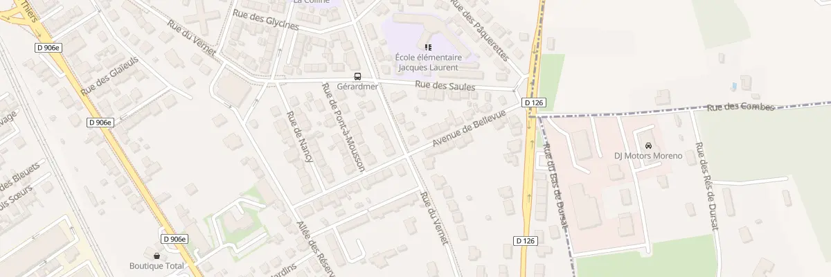 Plan du 61 Rue du Vernet à Vichy