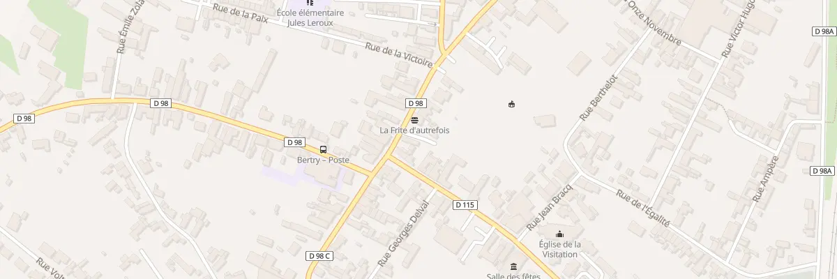 Plan du 12 Rue de la République à Bertry