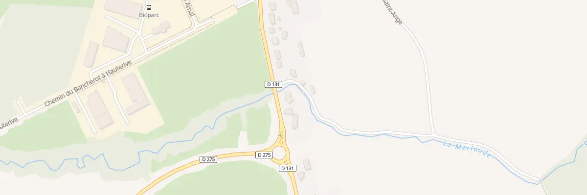 Plan du 28 Av de Saint-yorre à Hauterive