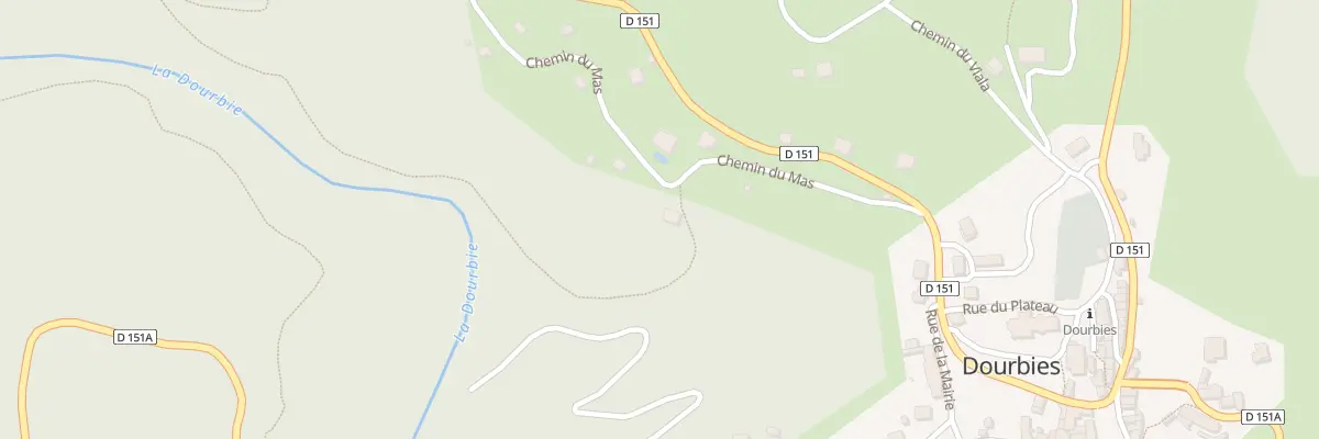 Plan du 5004 Le Village à Dourbies