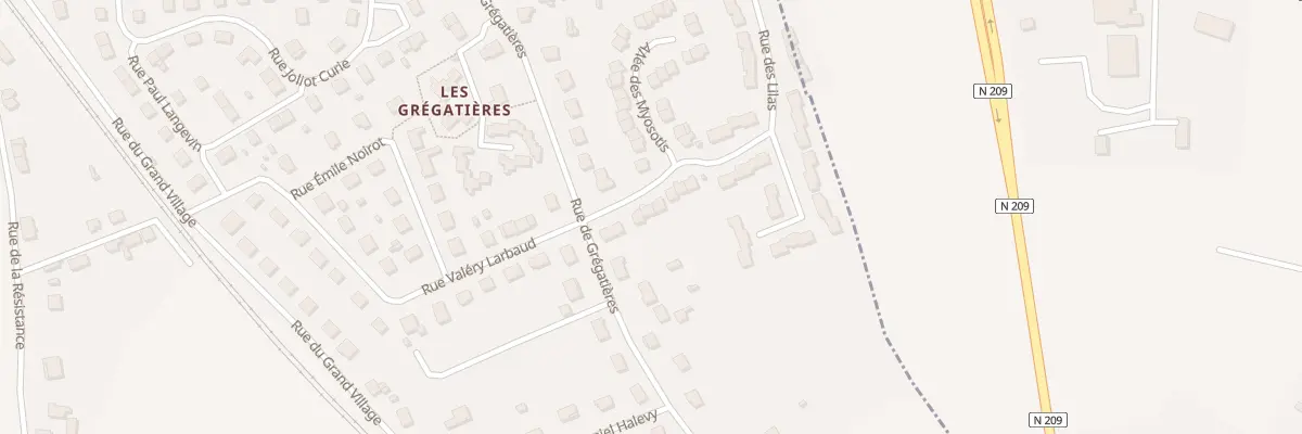 Plan du 4 Rue des Lilas à Saint-Germain-des-Fossés