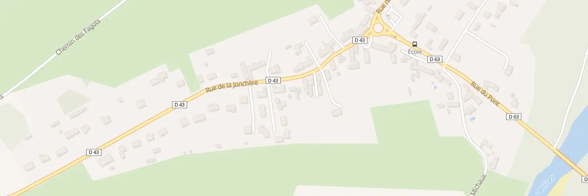 Plan du 21 Rue de la Jonchère à Limons