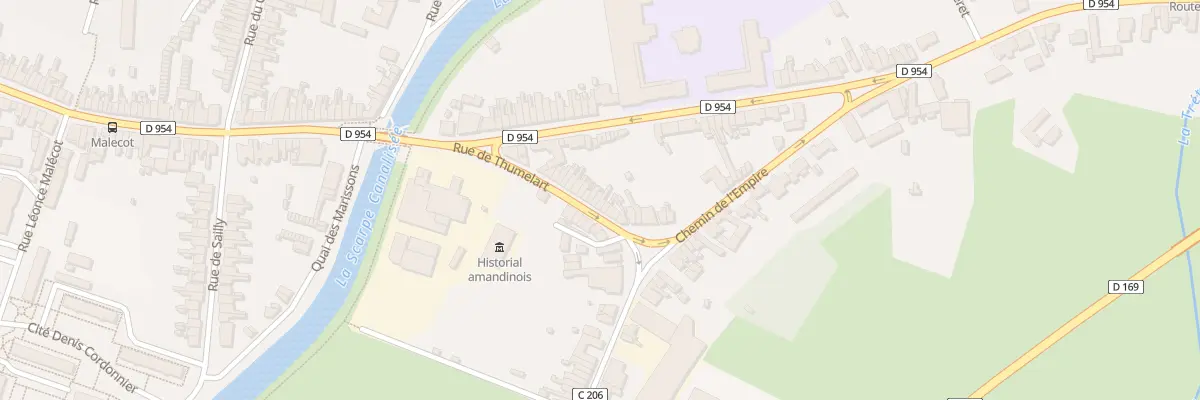 Plan du 19 Rue du Thumelart à Saint-Amand-les-Eaux