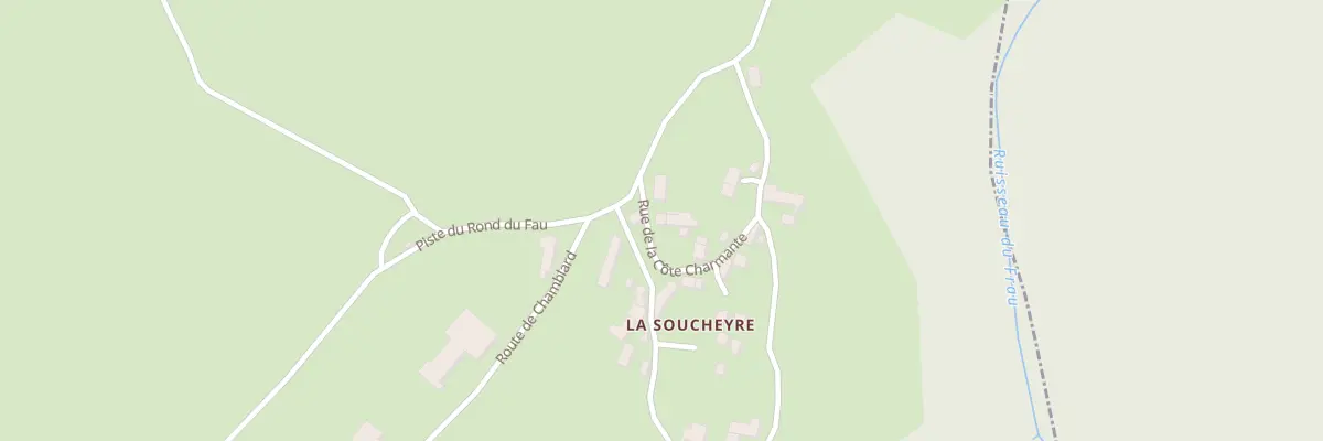 Plan du 5087 La Soucheyre à La Besseyre-Saint-Mary