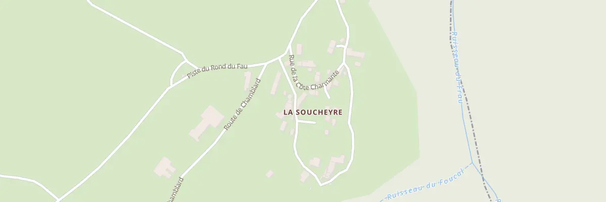 Plan du 5100 La Soucheyre à La Besseyre-Saint-Mary