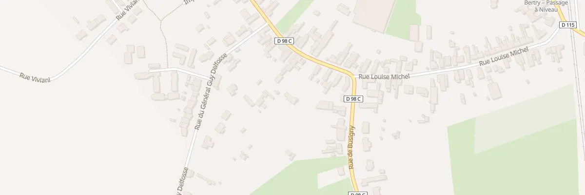 Plan du 34 Rue Jeanne d’Arc à Bertry