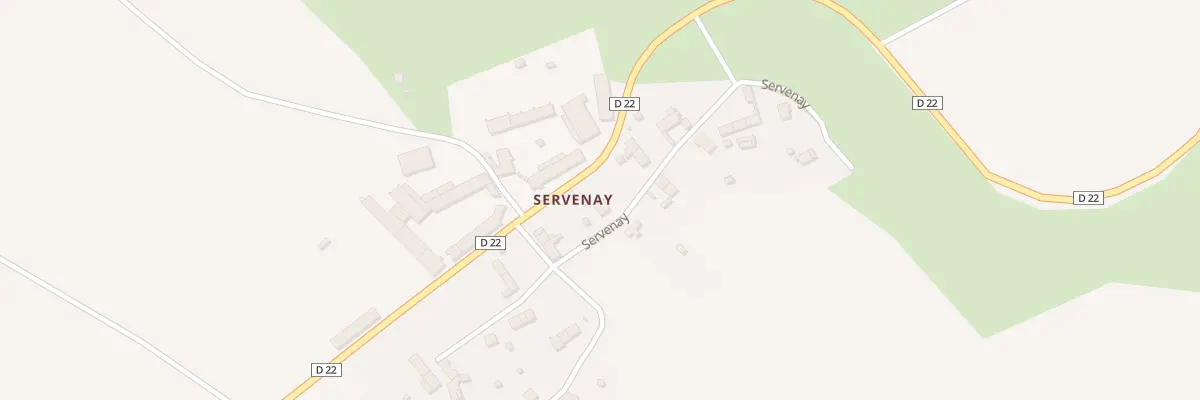 Plan du 11B Servenay à Arcy-Sainte-Restitue