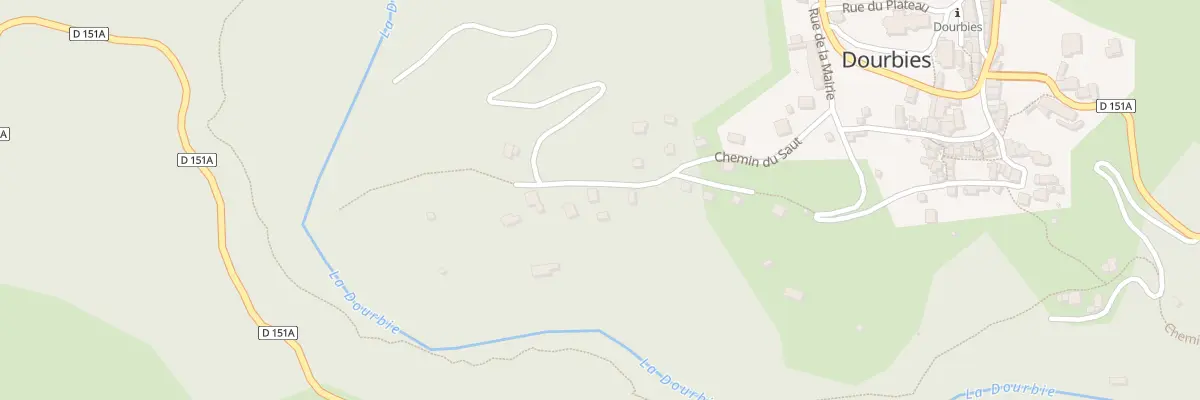 Plan du 5095 Les Launes à Dourbies