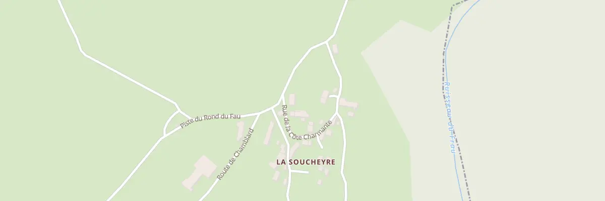 Plan du 5105 La Soucheyre à La Besseyre-Saint-Mary