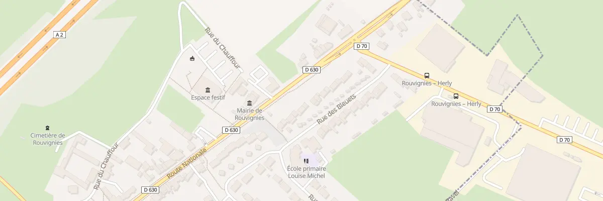 Plan du 23 Rue des Bleuets à Rouvignies
