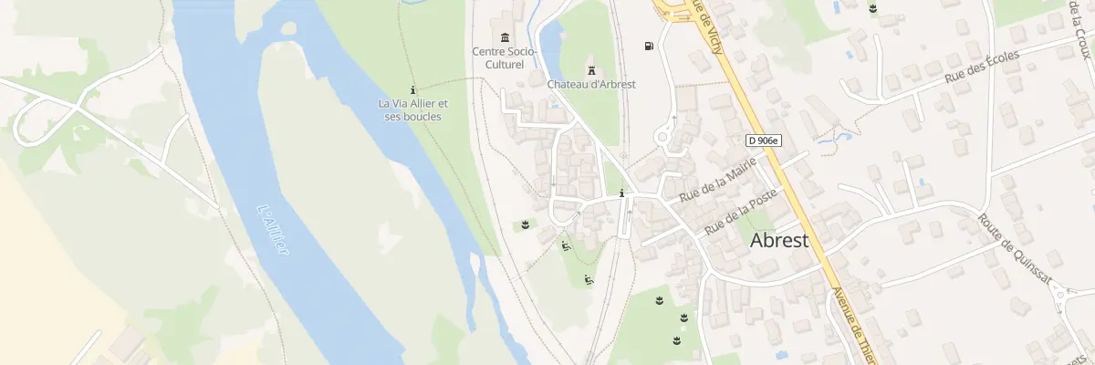 Plan du 9 Rue du Village à Abrest