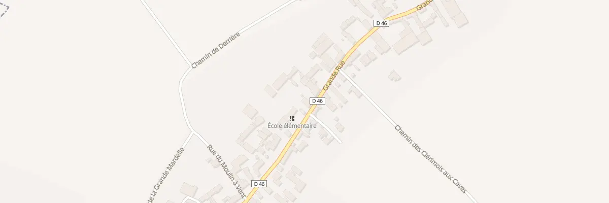 Plan du 26 Gr Grande Rue aux Clérimois