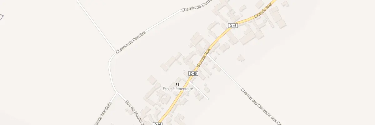 Plan du 22 Gr Grande Rue aux Clérimois