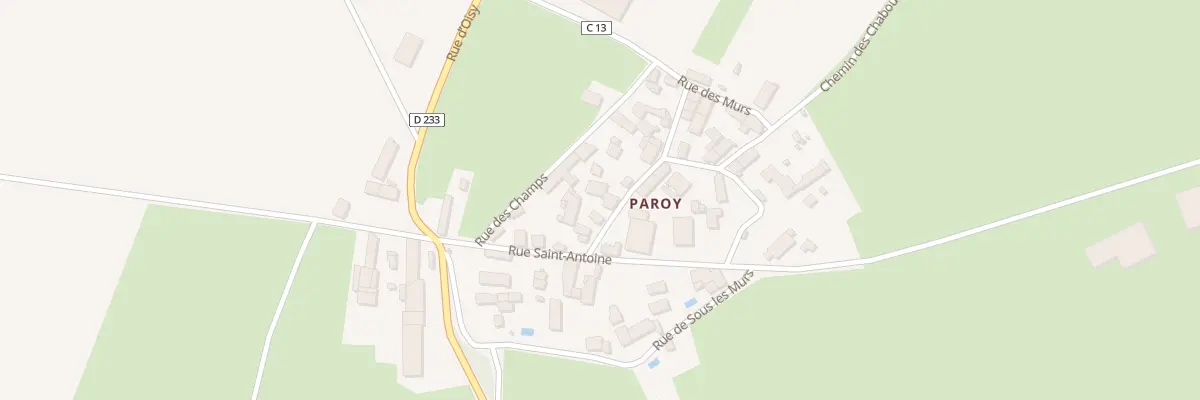 Plan du 3 Rue Sainte Anne à Oisy