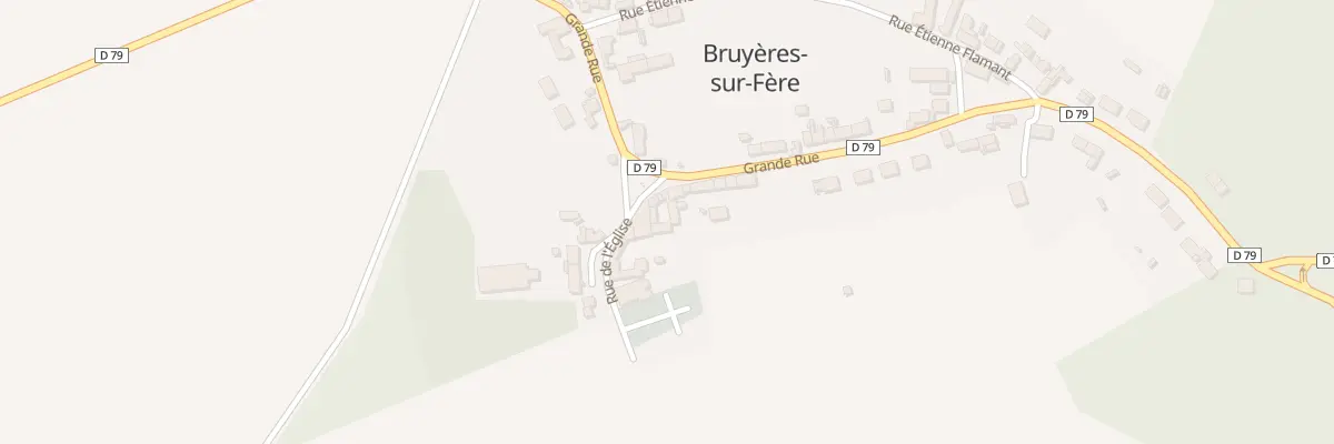 Plan du 36 Gr Grande Rue à Bruyères-sur-Fère