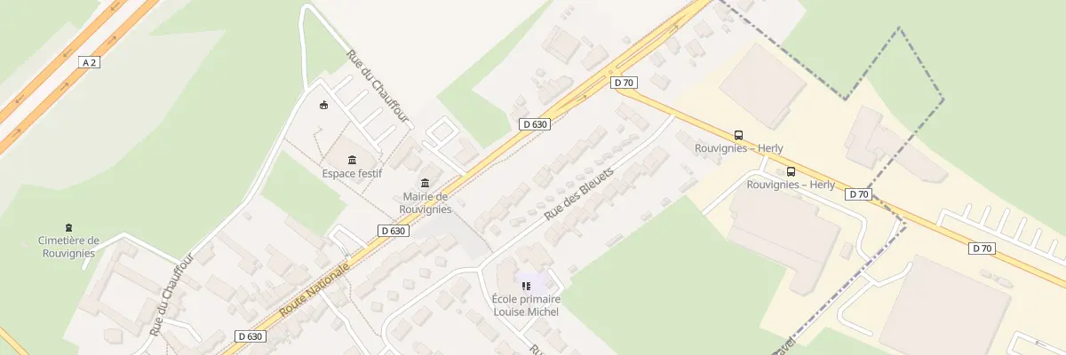 Plan du 21 Rue des Bleuets à Rouvignies