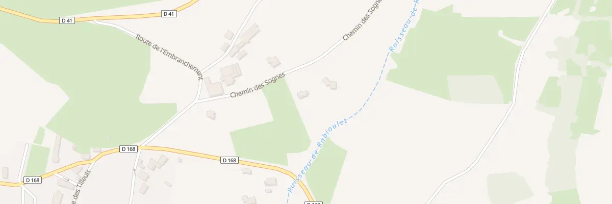 Plan du 5155 Les Sognes à Chilhac