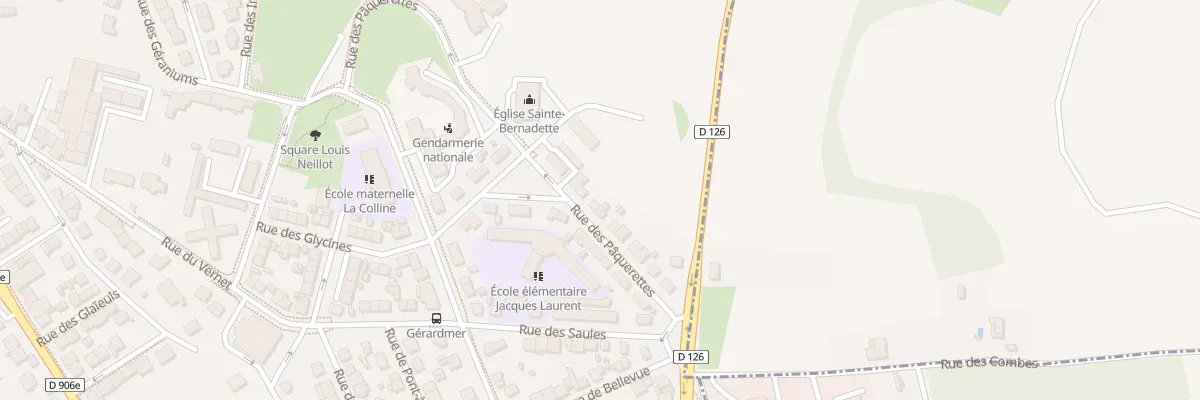 Plan du 16 Rue des Paquerettes à Vichy