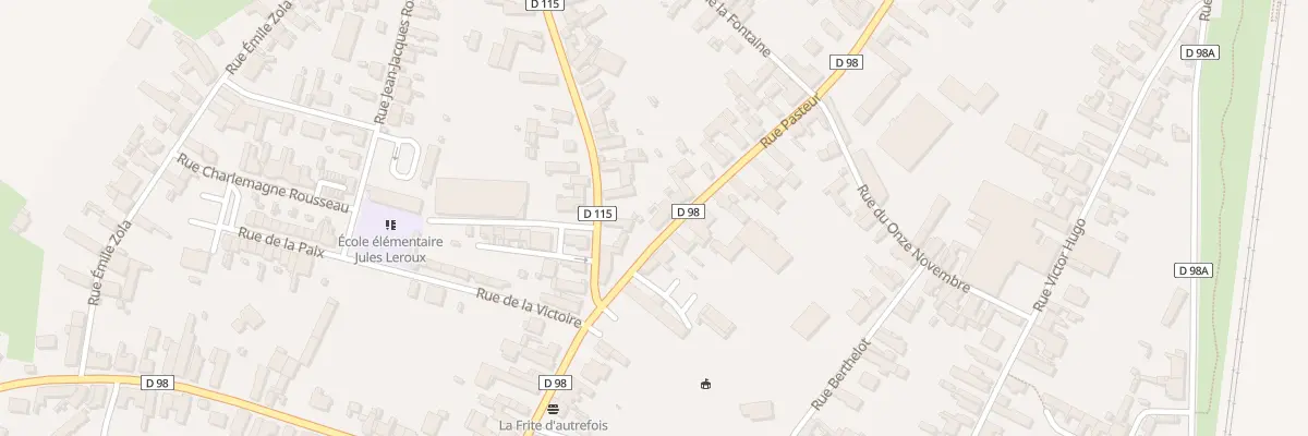 Plan du 1 Rue Pasteur à Bertry