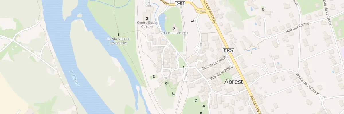 Plan du 13 Pl de l’Eglise à Abrest