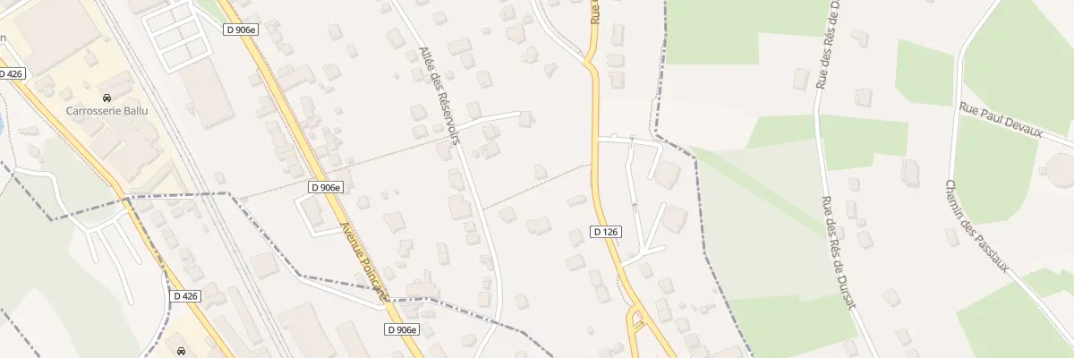 Plan du 45 Rue de la Cote Saint Amand à Vichy