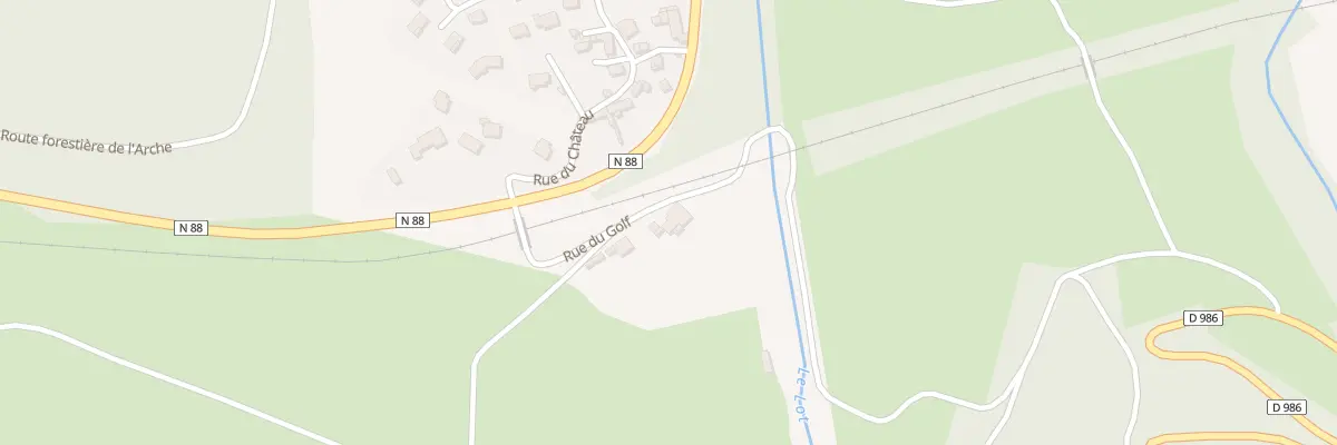 Plan du 5081 Le Villaret à Balsièges