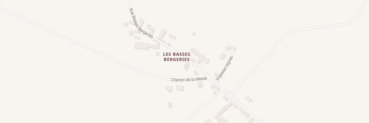 Plan du 8 Rue des Basses Bergeries à Voisines