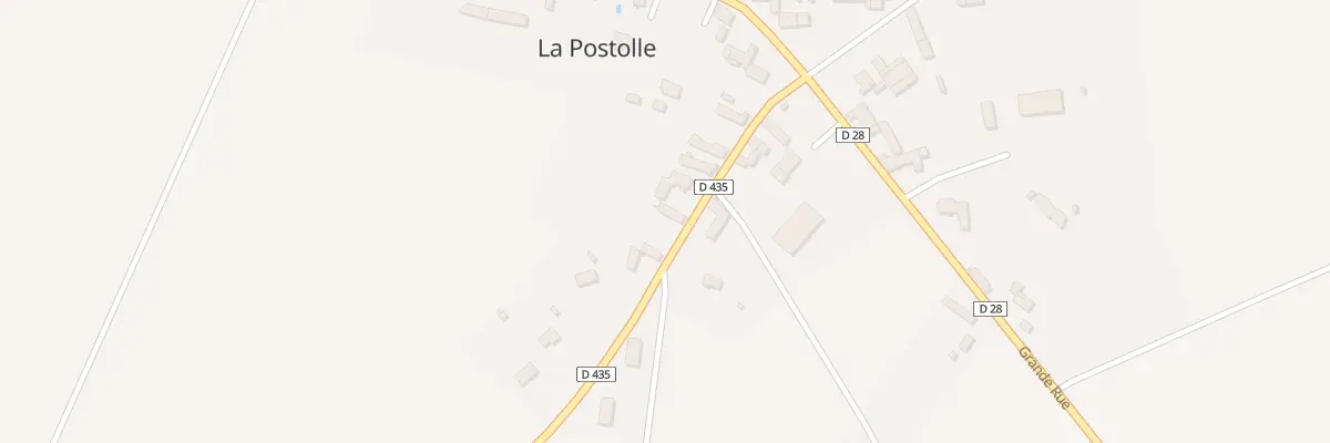 Plan du 8 Rte de Voisines à La Postolle