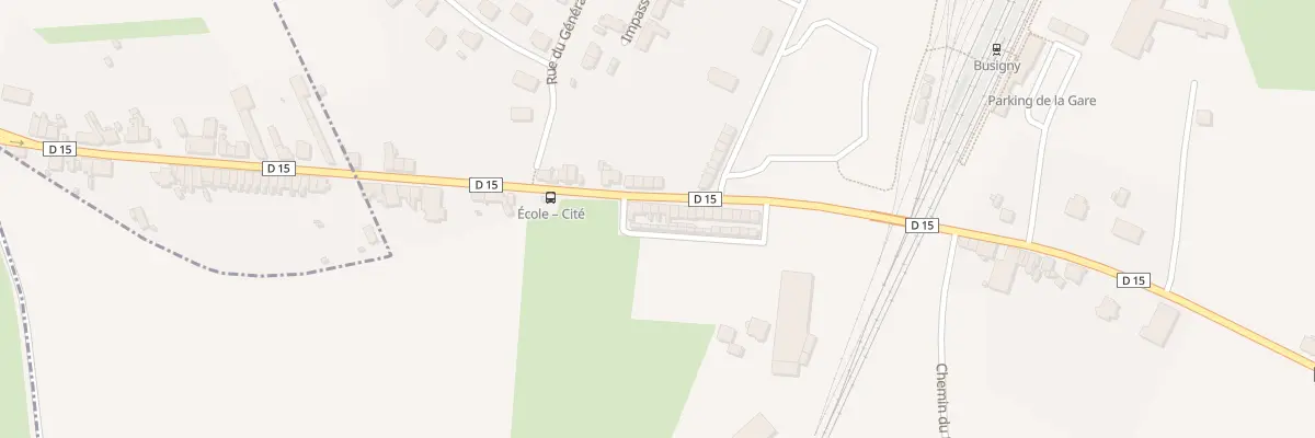 Plan du 243 Rue de la Gare à Busigny
