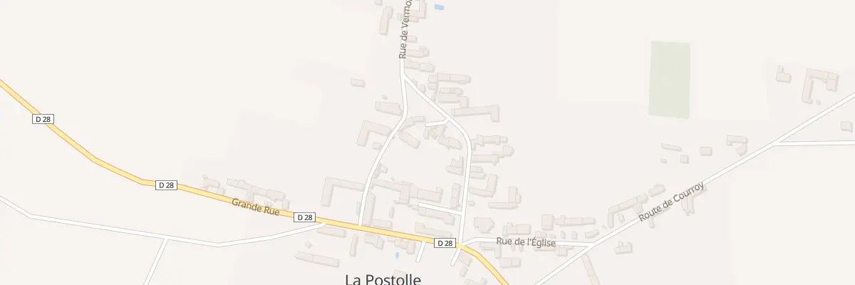 Plan du 9 Rue de Vermont à La Postolle