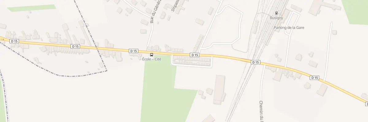 Plan du 241 Rue de la Gare à Busigny