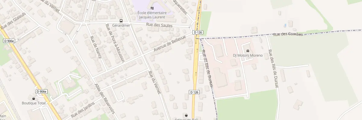 Plan du 73 Rue de la Cote Saint Amand à Vichy