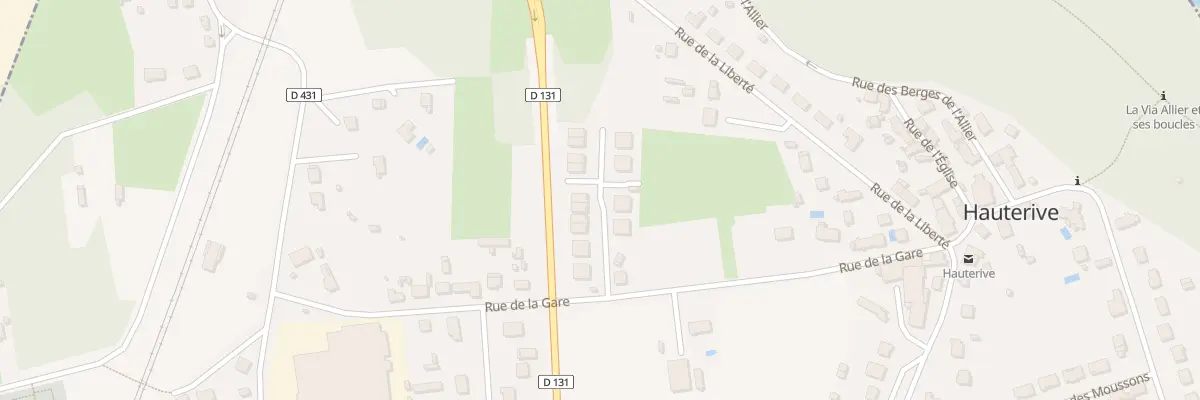 Plan du 25 Rue de la Gare à Hauterive