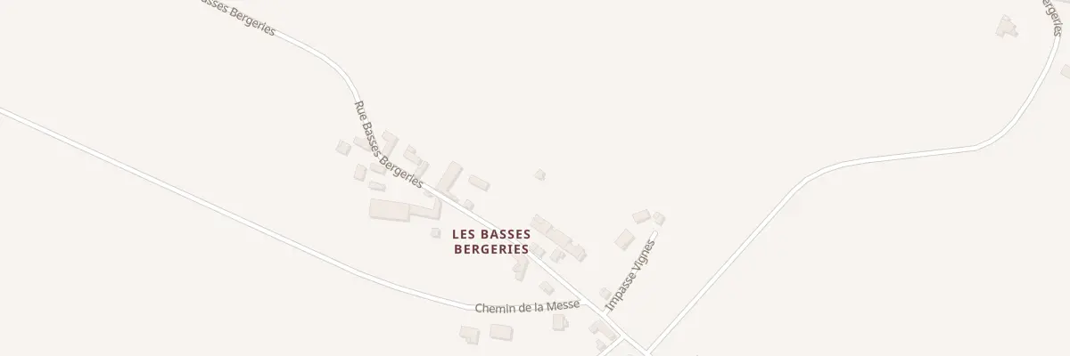 Plan du 93 Les Basses Bergeries à Voisines