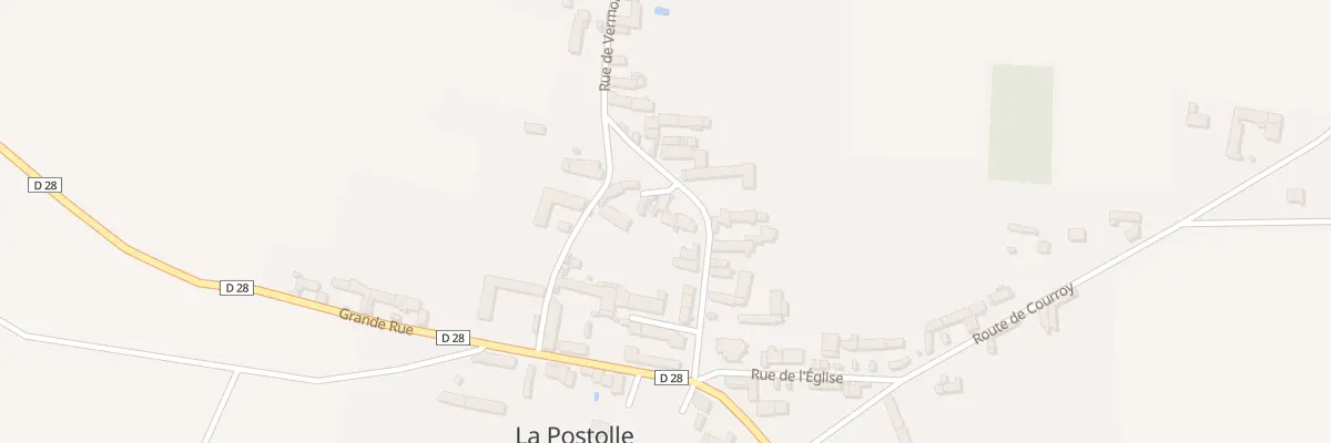 Plan du 7 Rue de Vermont à La Postolle