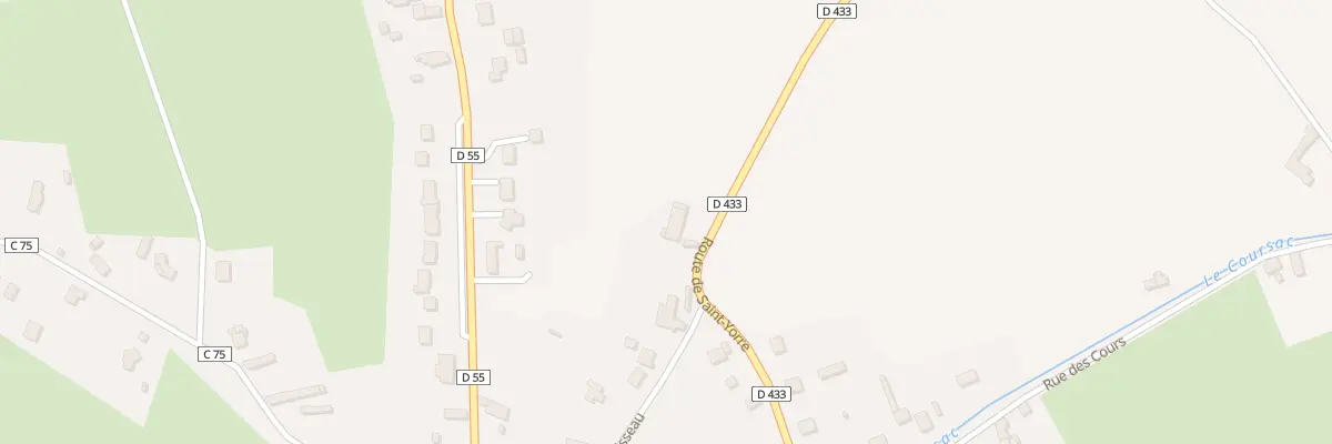 Plan du 15 Rte de Saint Yorre à Saint-Priest-Bramefant