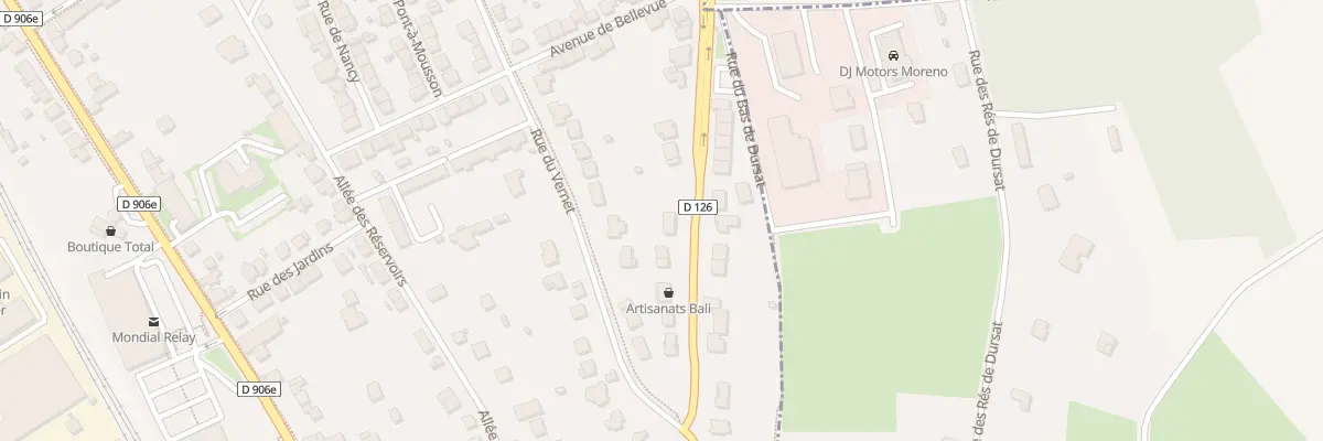 Plan du 61 Rue de la Cote Saint Amand à Vichy