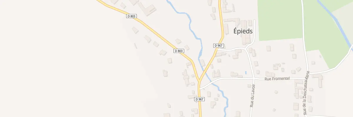Plan du 9 Rte de Brécy à Épieds