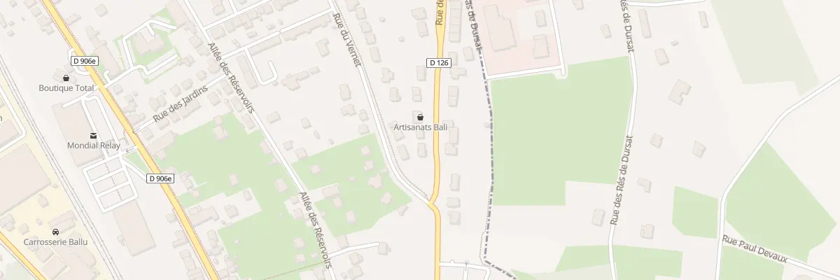 Plan du 53 Rue de la Cote Saint Amand à Vichy