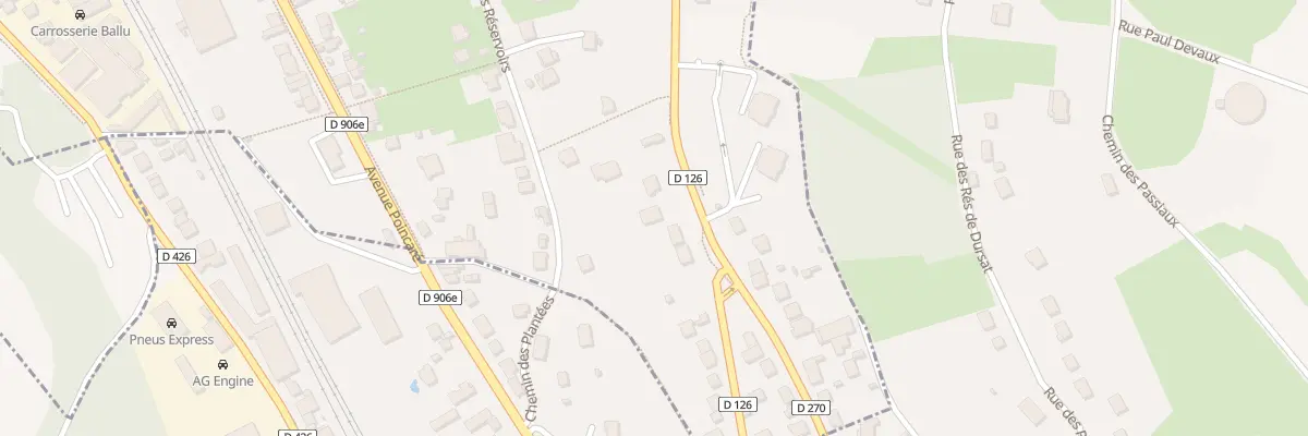 Plan du 37 Rue de la Cote Saint Amand à Vichy