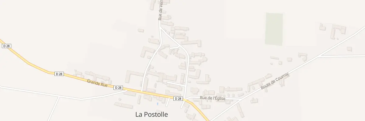Plan du 5 Rue de Vermont à La Postolle