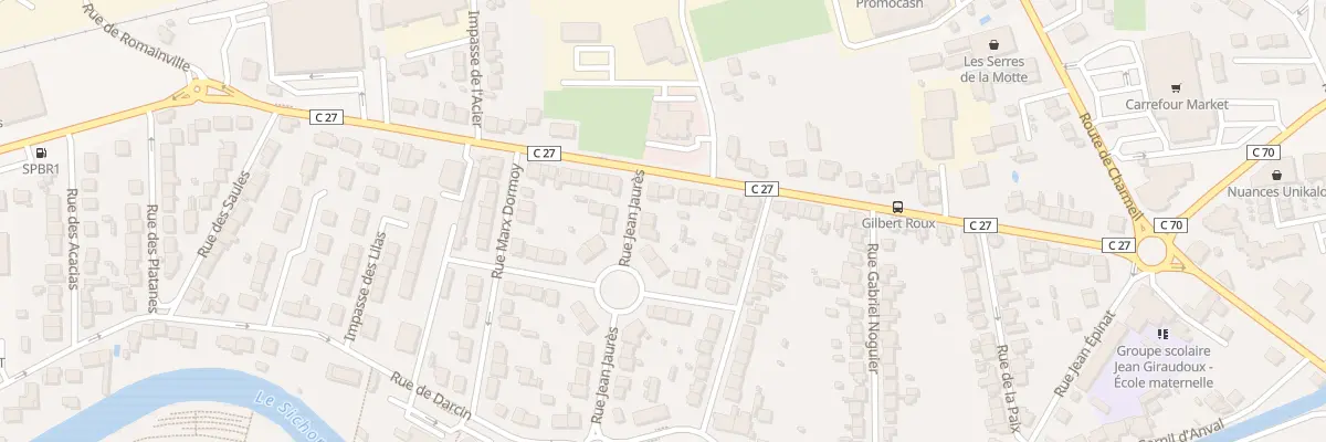 Plan du 14 Rue Jean Jaurès à Cusset