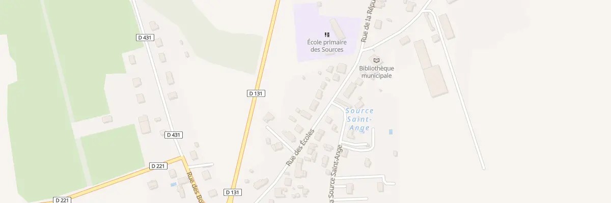 Plan du 21 Rue des Ecoles à Hauterive